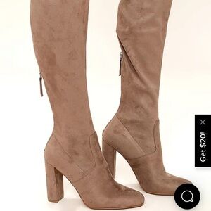 Steve Madden Suede Knee High Boots